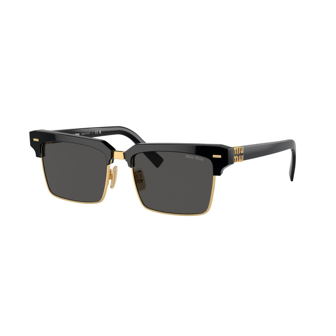 Miu Miu 0Mu 10Zs Bold Square Frame Sunglasses