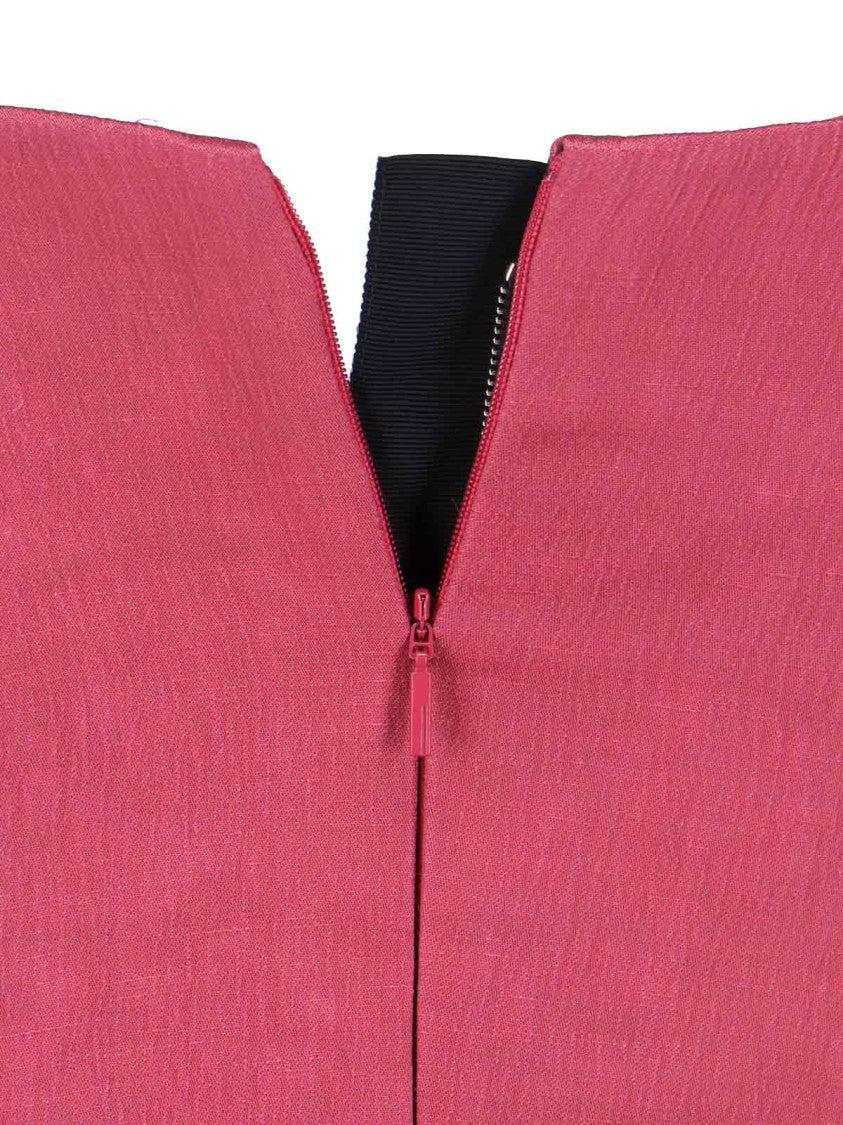 Calvin Klein Midi Dress With Sweetheart Neckline