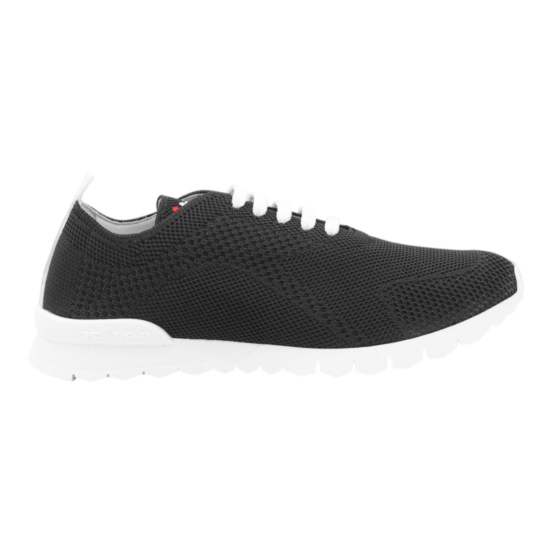 Kiton Knitted Upper Sneakers With Textured Pattern