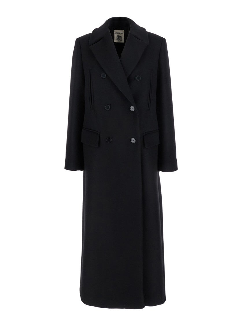 Semi Couture Long Tailored Double-Breasted Coat
