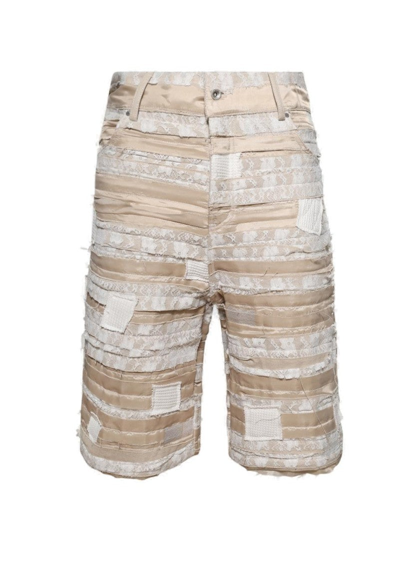 Who Decides War Interwoven Shorts - Cream
