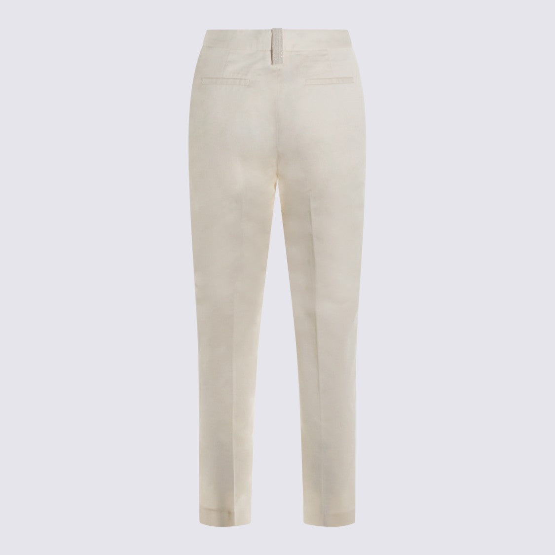 Fabiana Filippi White Cotton Pants