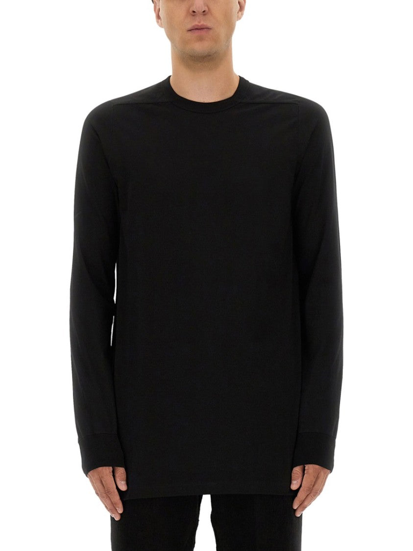 Rick Owens Black Long-Sleeved T-Shirt
