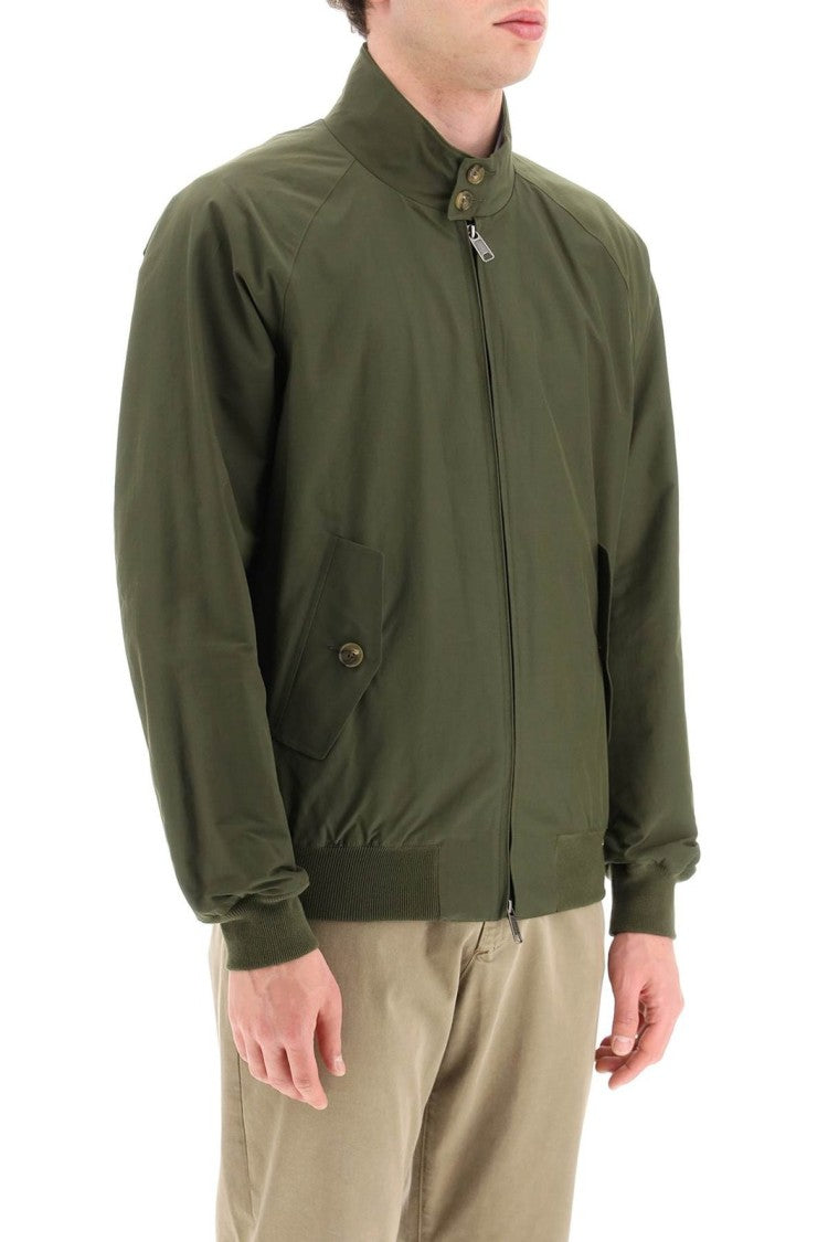 Baracuta Classic Green Jacket With Stand Collar