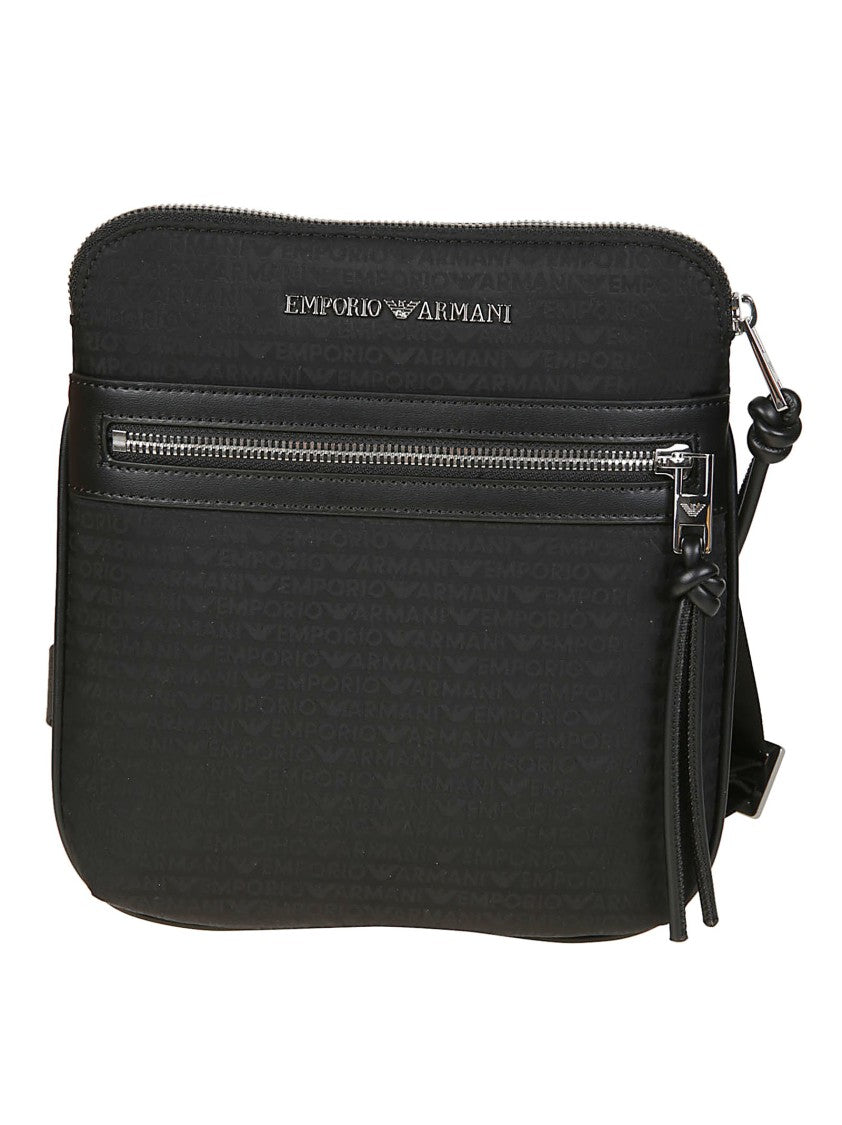 Emporio Armani Logo Crossbody Polyamide Shoulder Bag