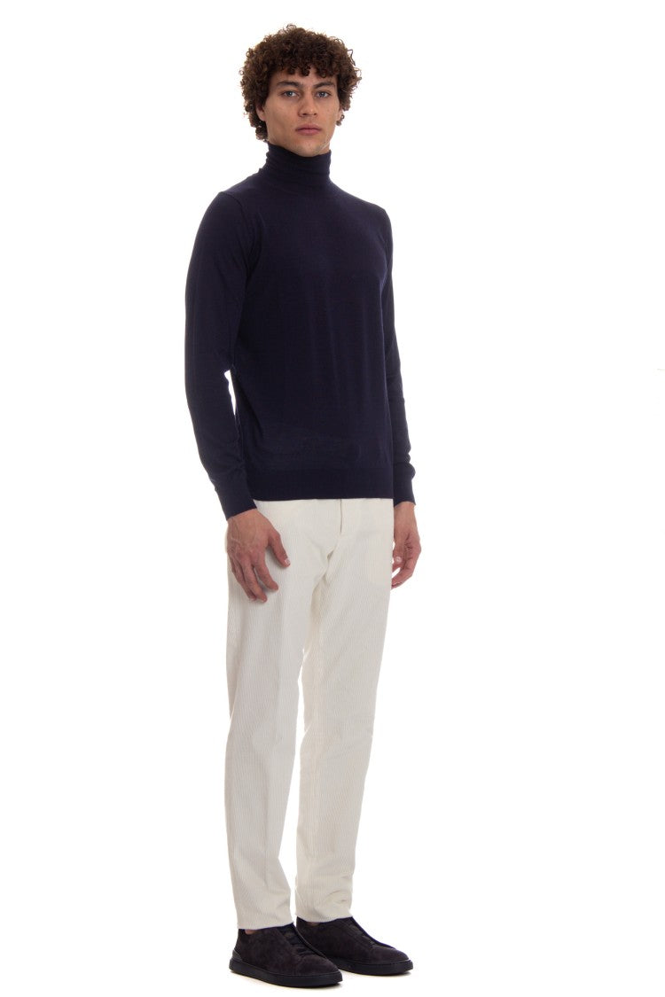 Colombo Cashmere-Silk Turtleneck Sweater
