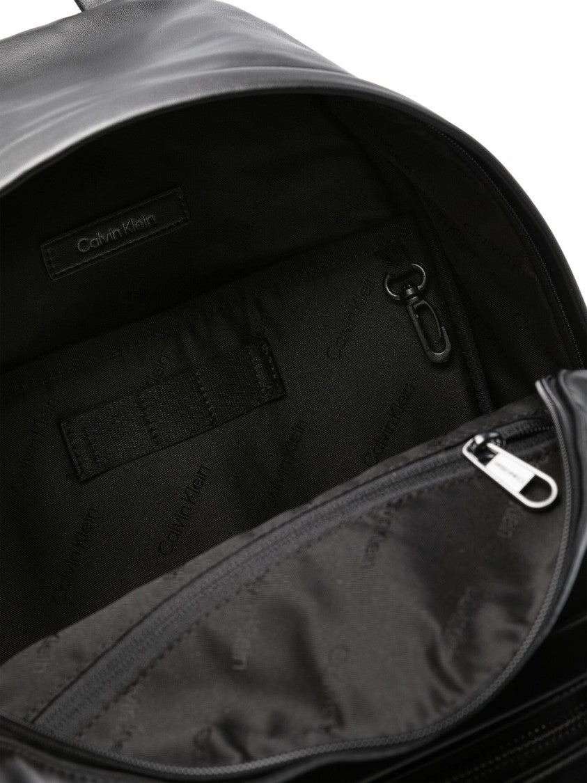 Calvin Klein Black Elevated Campus Recycled Blend Backpack