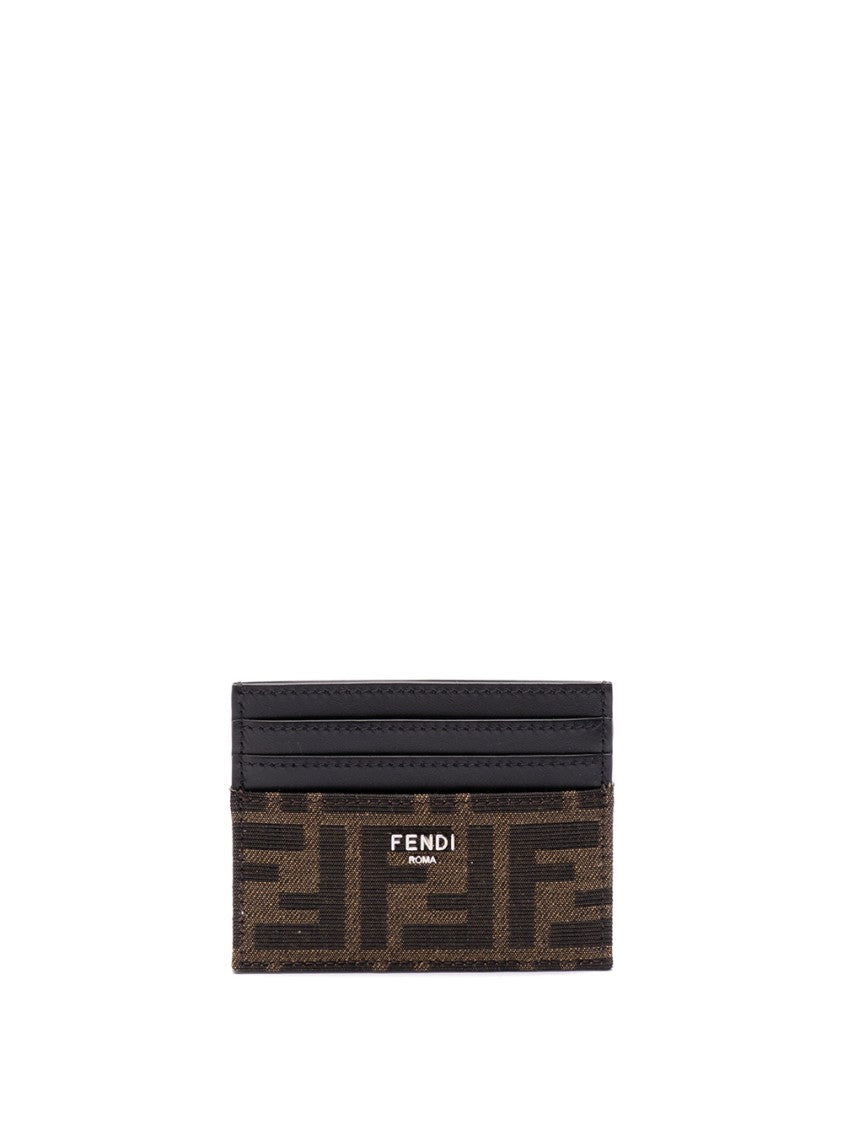 Fendi `Ff Jacquard` Card Holder