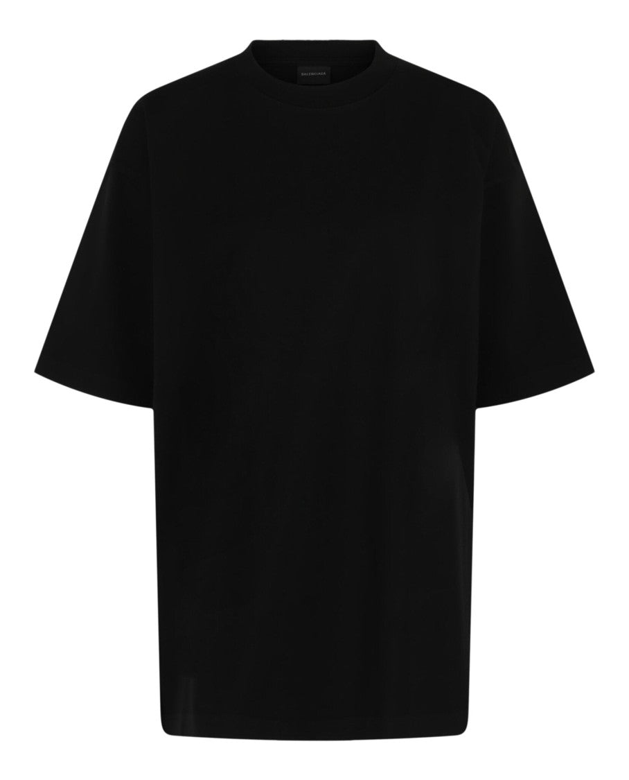 Balenciaga Handwritten Logo Crystal-Embellished T-Shirt