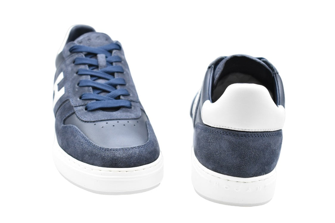 Hogan Blue Suede Nappa Memory Foam Sneakers