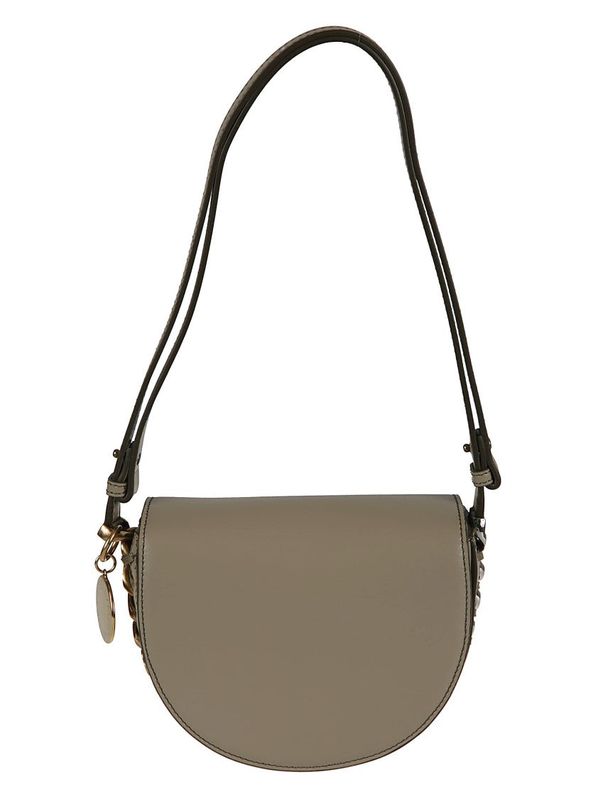 Stella Mccartney Semi-Circular Structured Bag With Chain Detailing