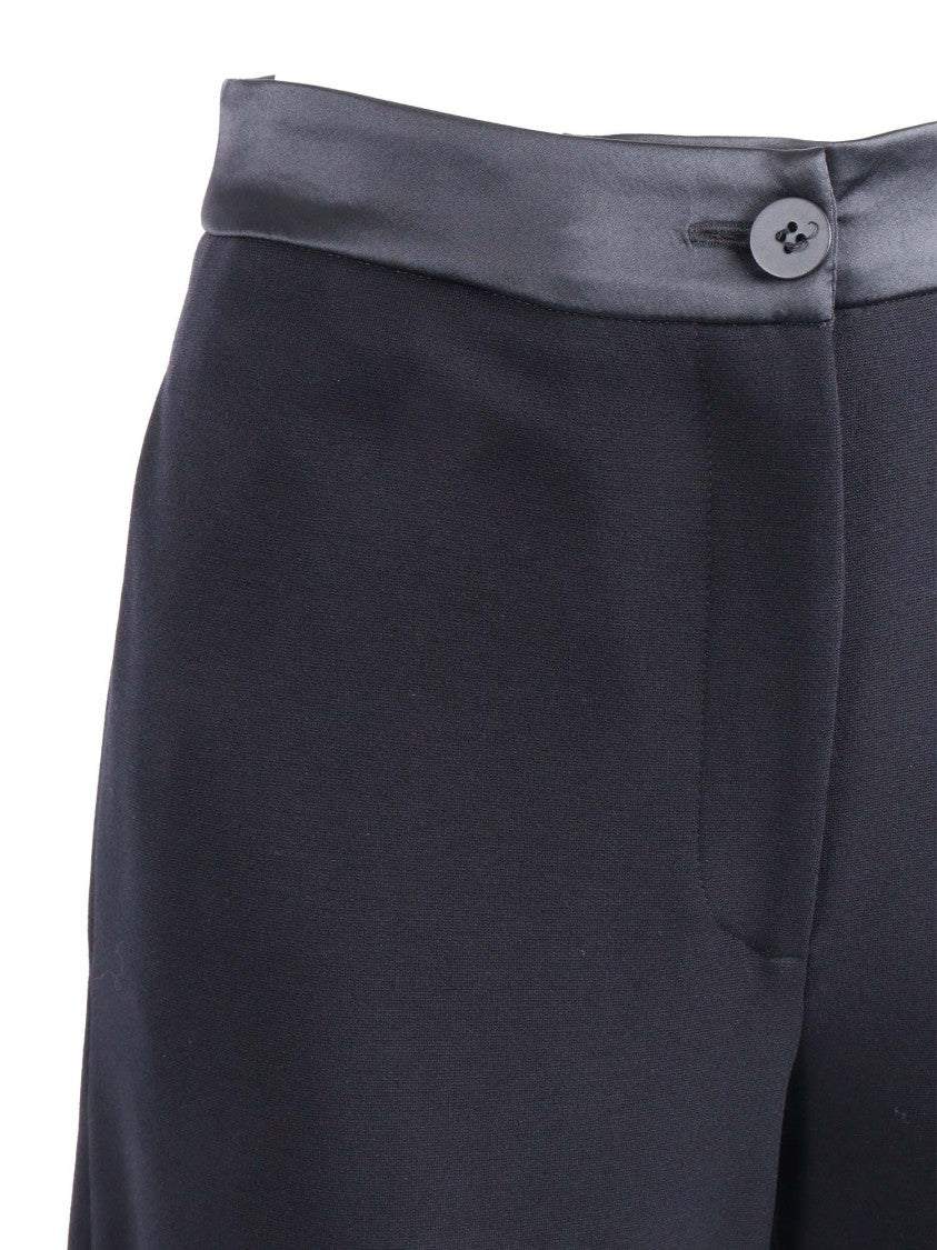 Emporio Armani Minimalist Tapered Ankle Straight-Leg Pants
