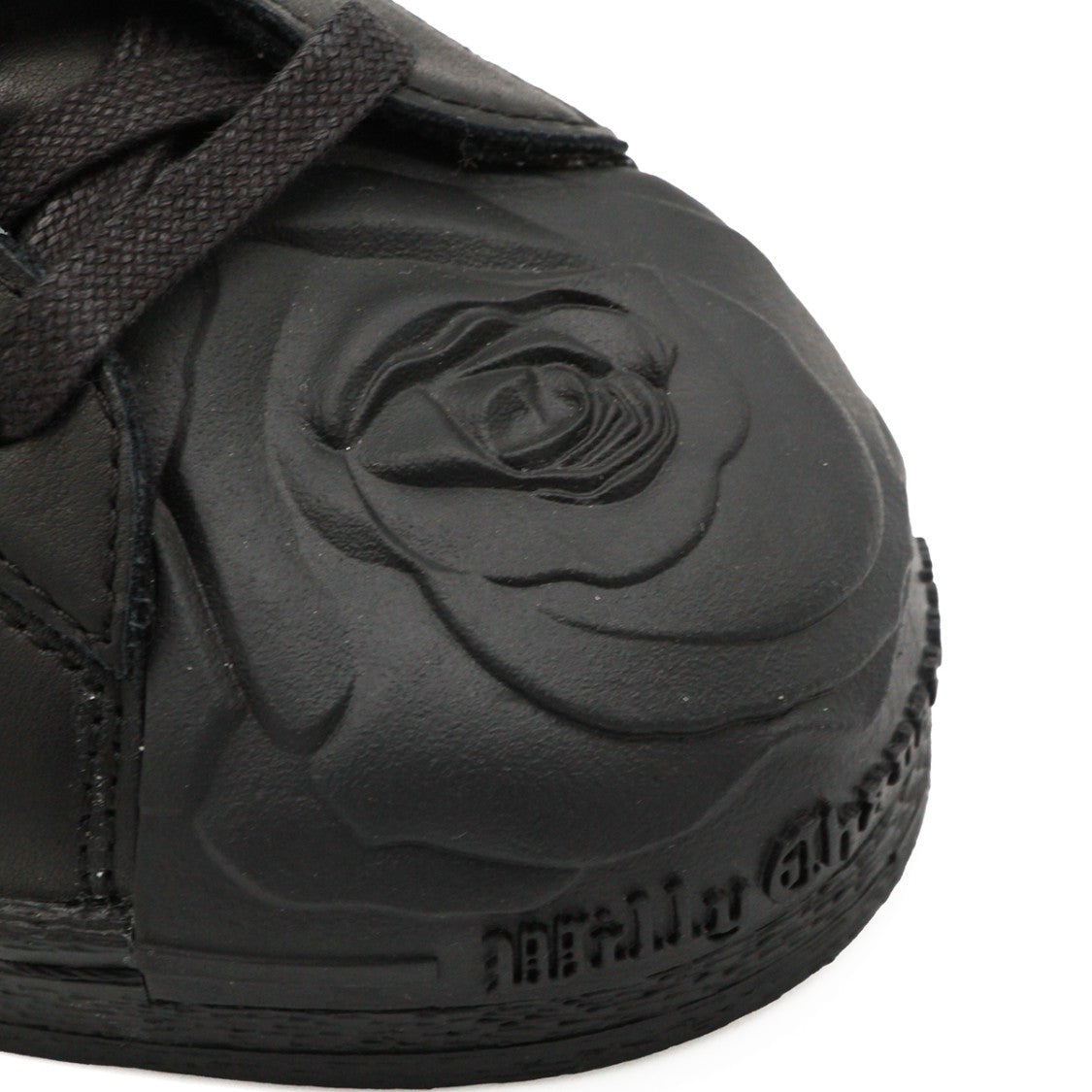 Adidas X Willy Chavarria Black Leather Superstar Sneakers