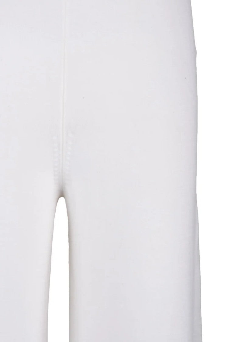 Max Mara Virgin Wool Trousers White - White