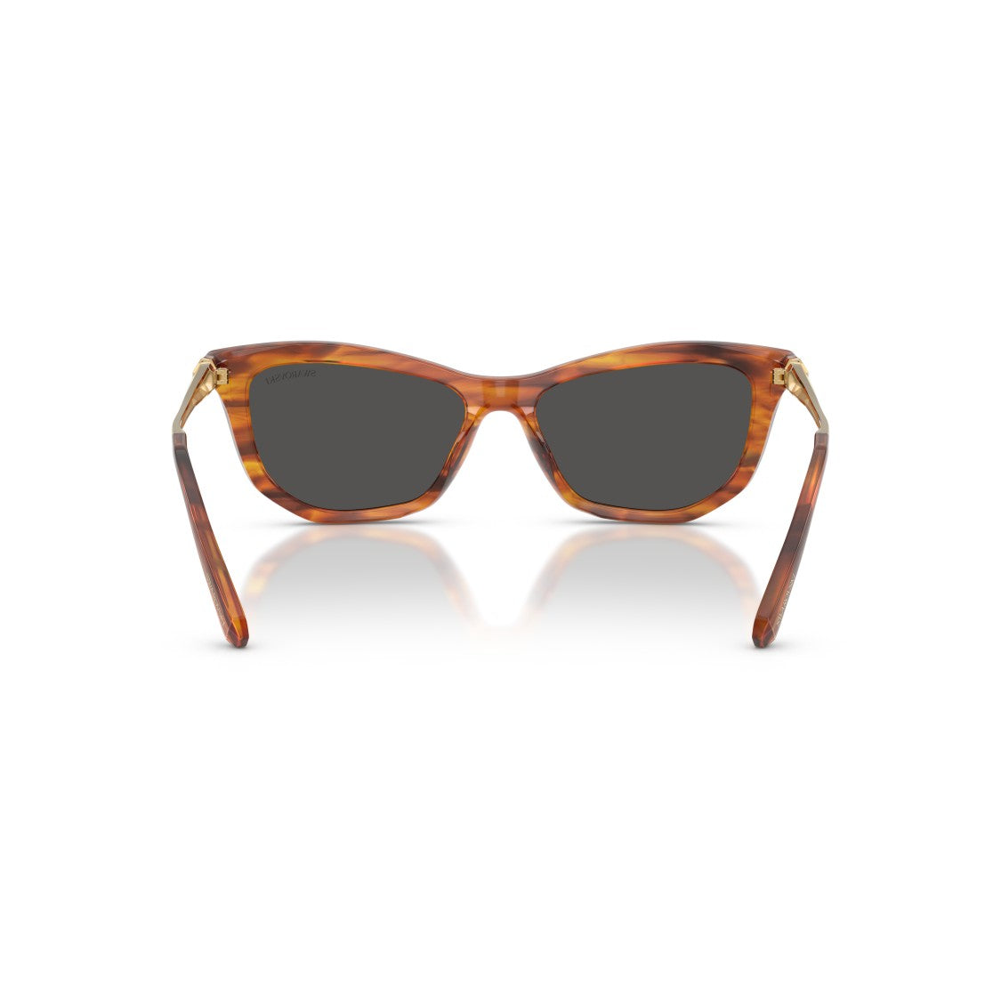 Swarovski 0Sk6057 Rectangular Tortoiseshell Acetate Sunglasses With Gold-Tone Temples