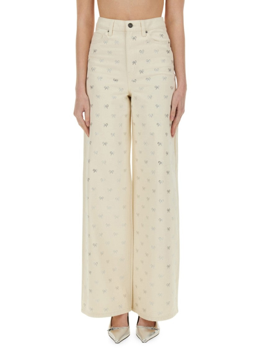 Self-Portrait "Bow" Jeans