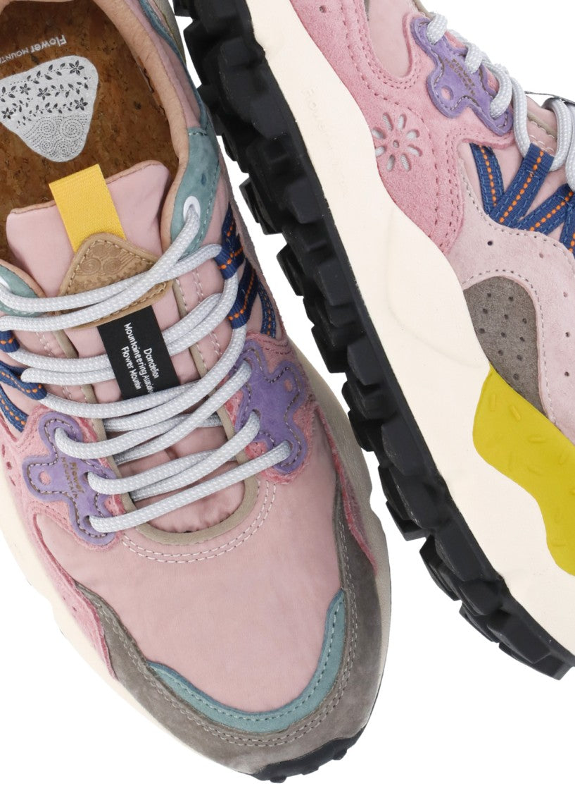 Flower Mountain Pink Yamano 3 Floral Pattern Sneakers