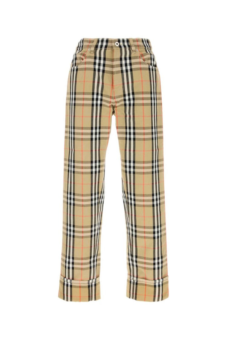 Burberry Embroidered Canvas Pant