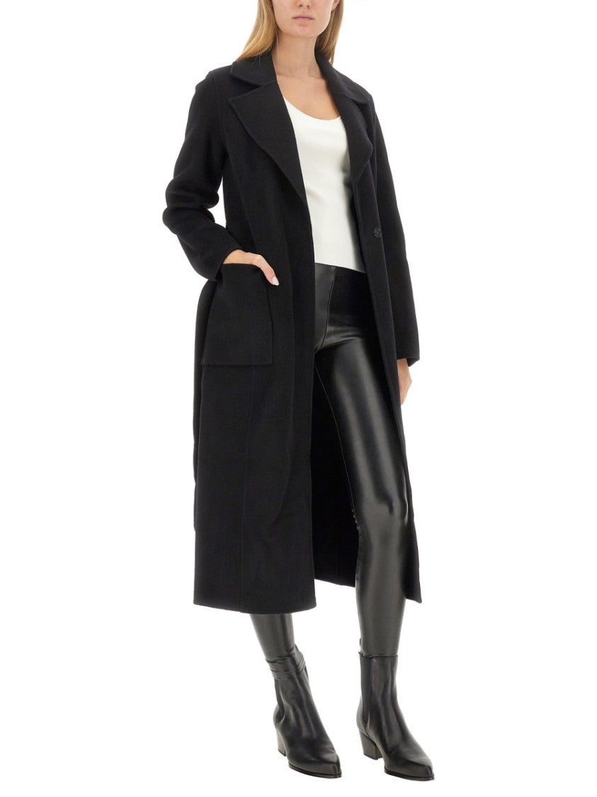 Michael Michael Kors Black Tailored Long Coat