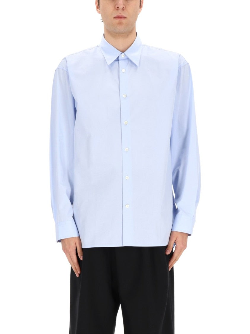 Dries Van Noten Light Blue Croom Cotton Shirt
