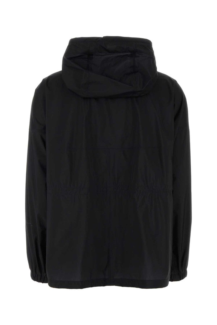 Herno Black Nylon Parka