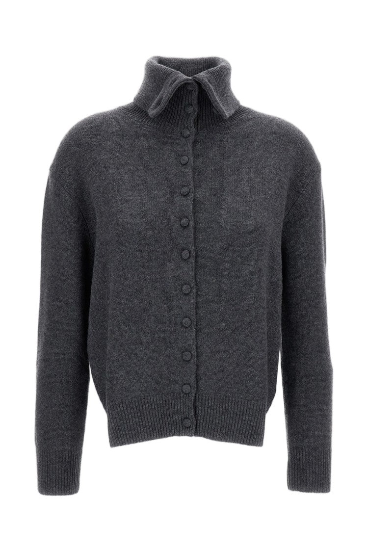 Lisa Yang Grey Denie Cashmere Cardigan