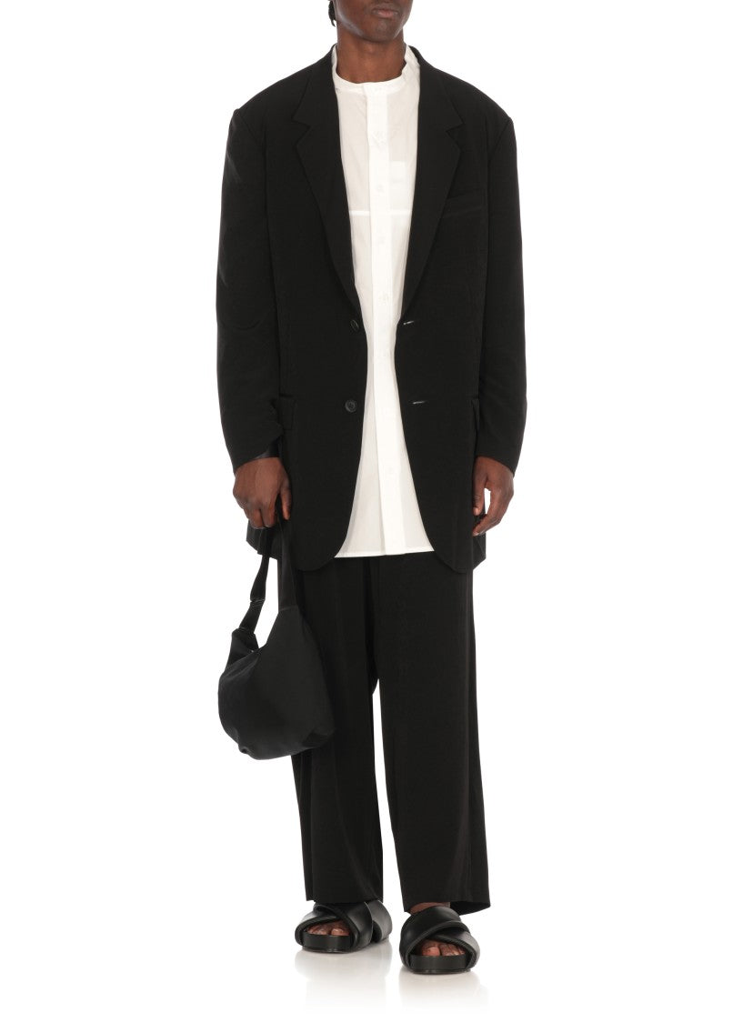 Yohji Yamamoto Black Single-Breasted Jacket