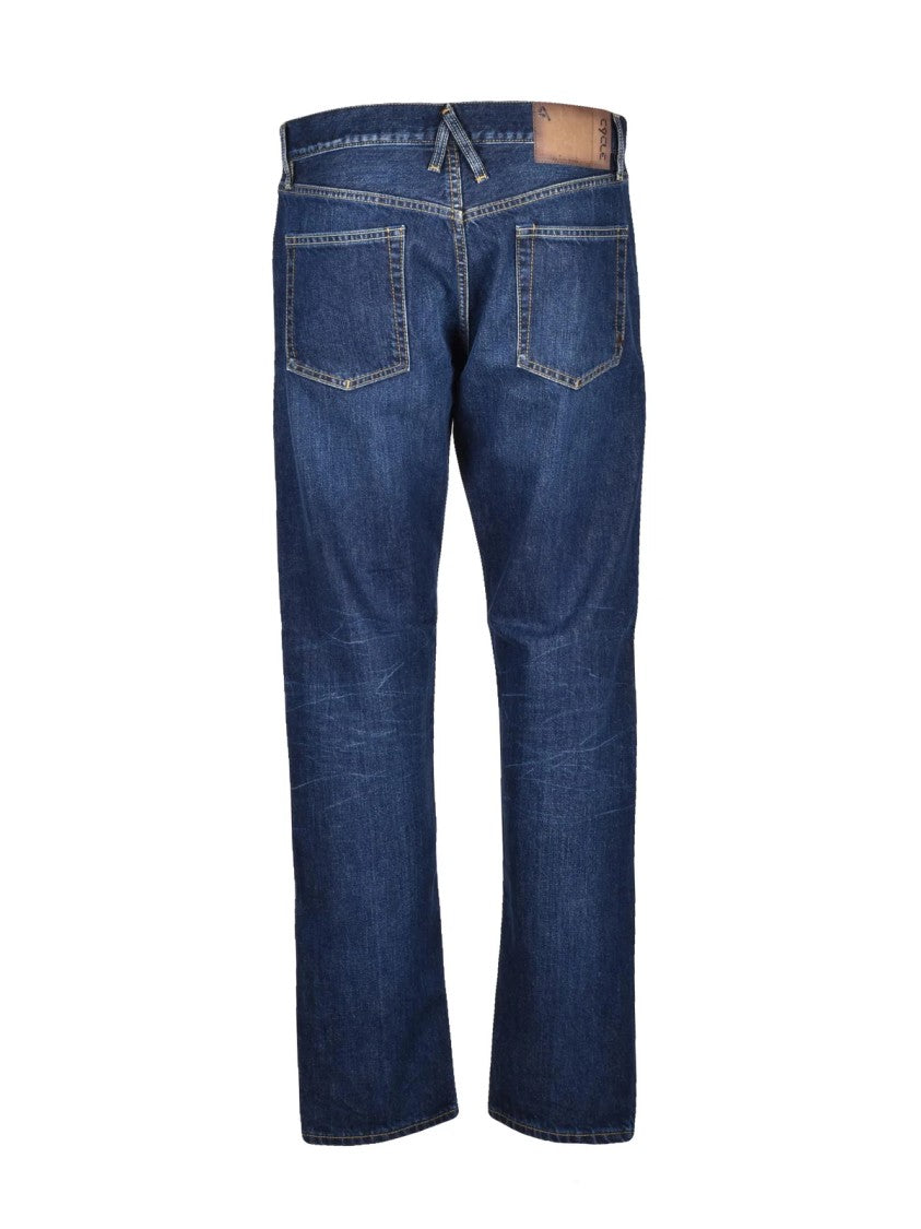 Cycle Blue Standard Regular Straight Cotton Jeans