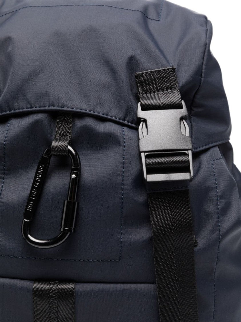A.P.C. Black Trek Buckle Structured Backpack