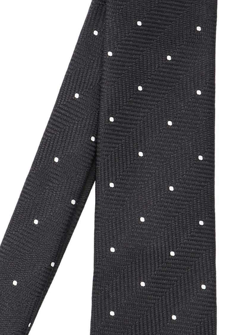 Tom Ford Polka Dot Tie Blue