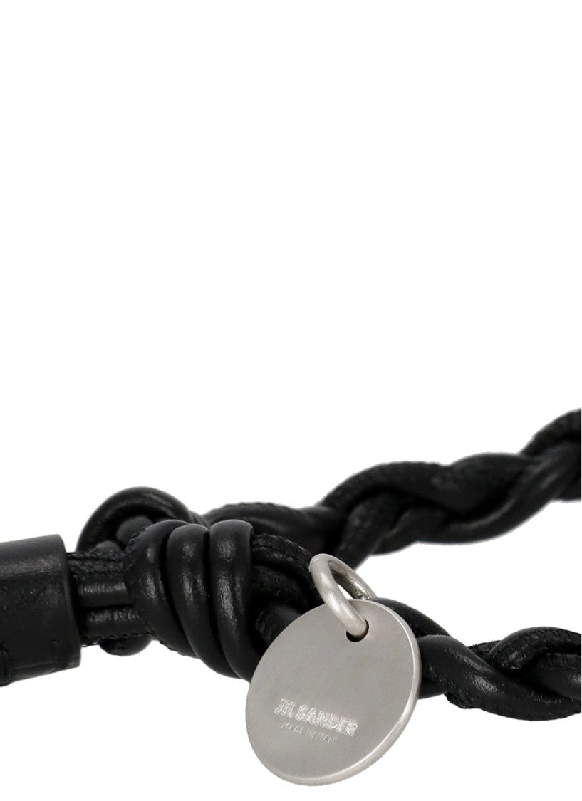 Jil Sander Braided Blacktangle Keychain
