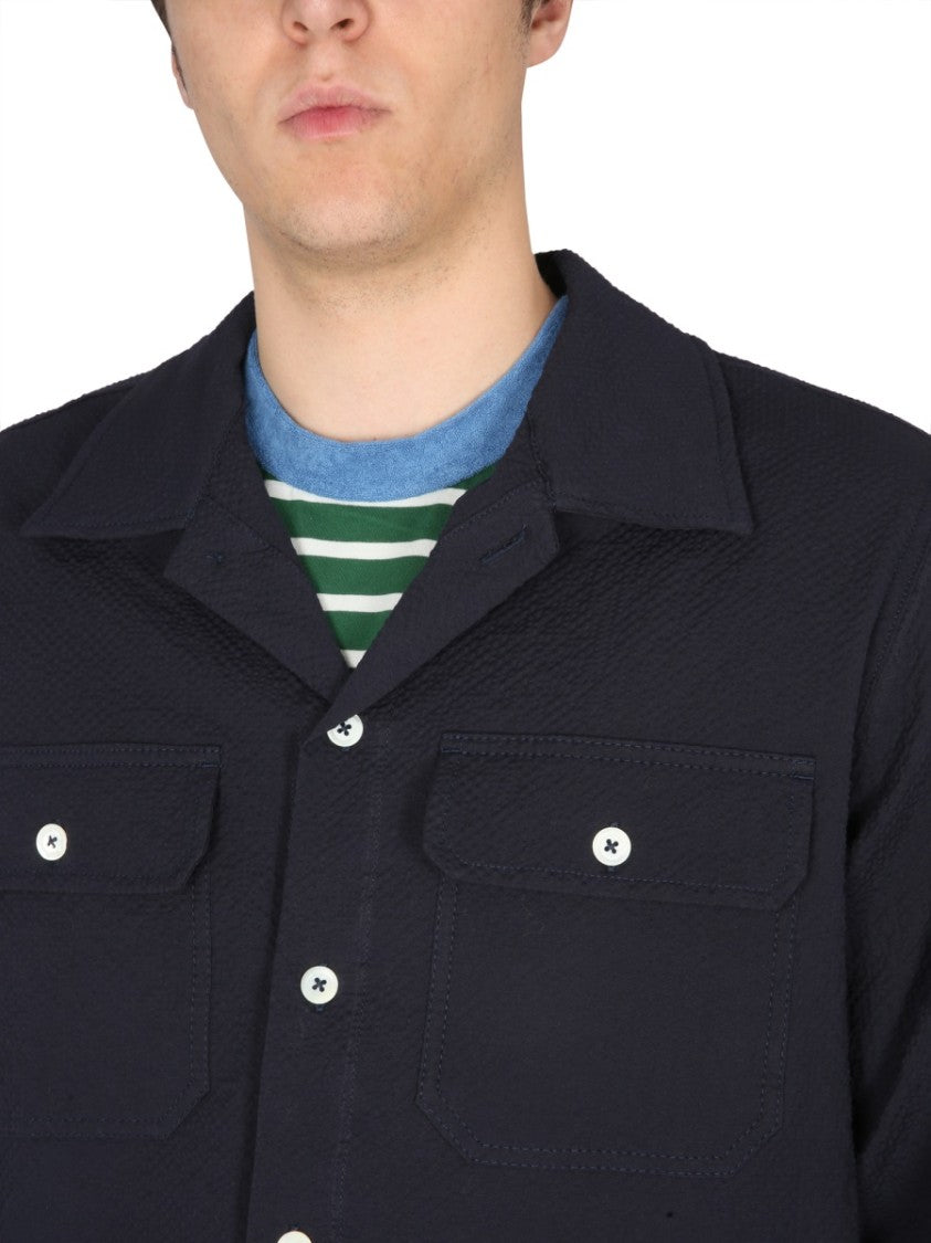 Howlin Bowling Neck Cotton Shirt