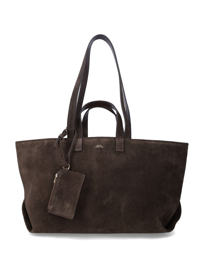 A.P.C. Le Drummer Suede Bag