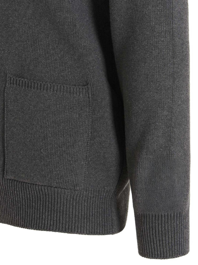 Golden Goose Logo Patch Cotton Cardigan