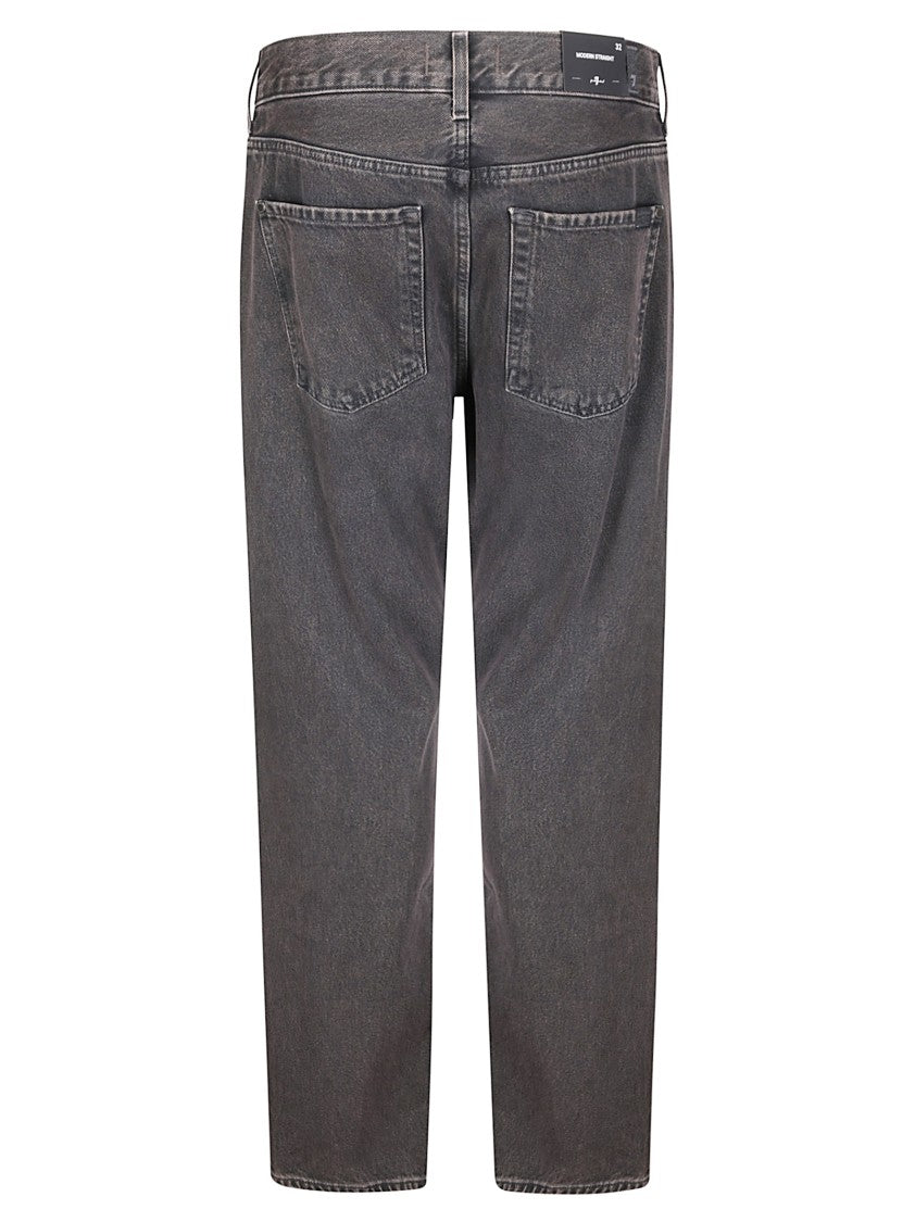 7 For All Mankind Twisted Straight Roots Jeans