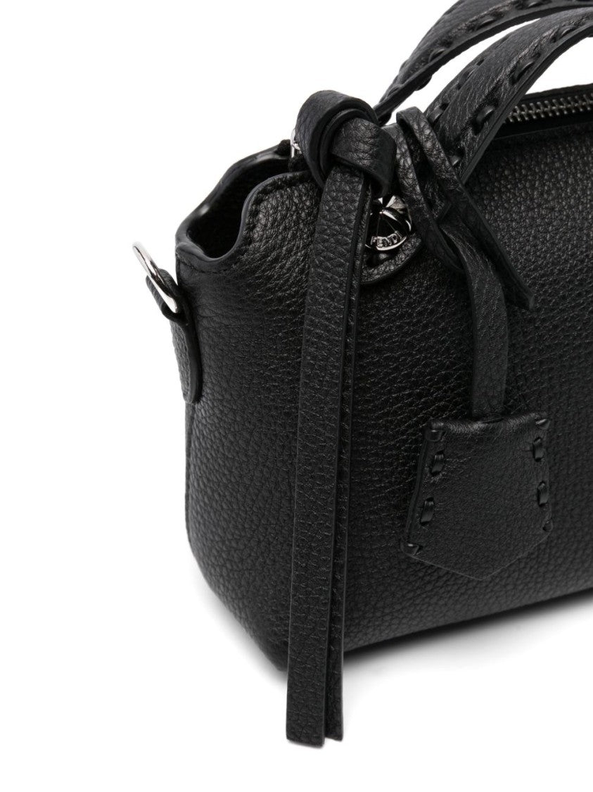 Fendi Textured Leather Handbag