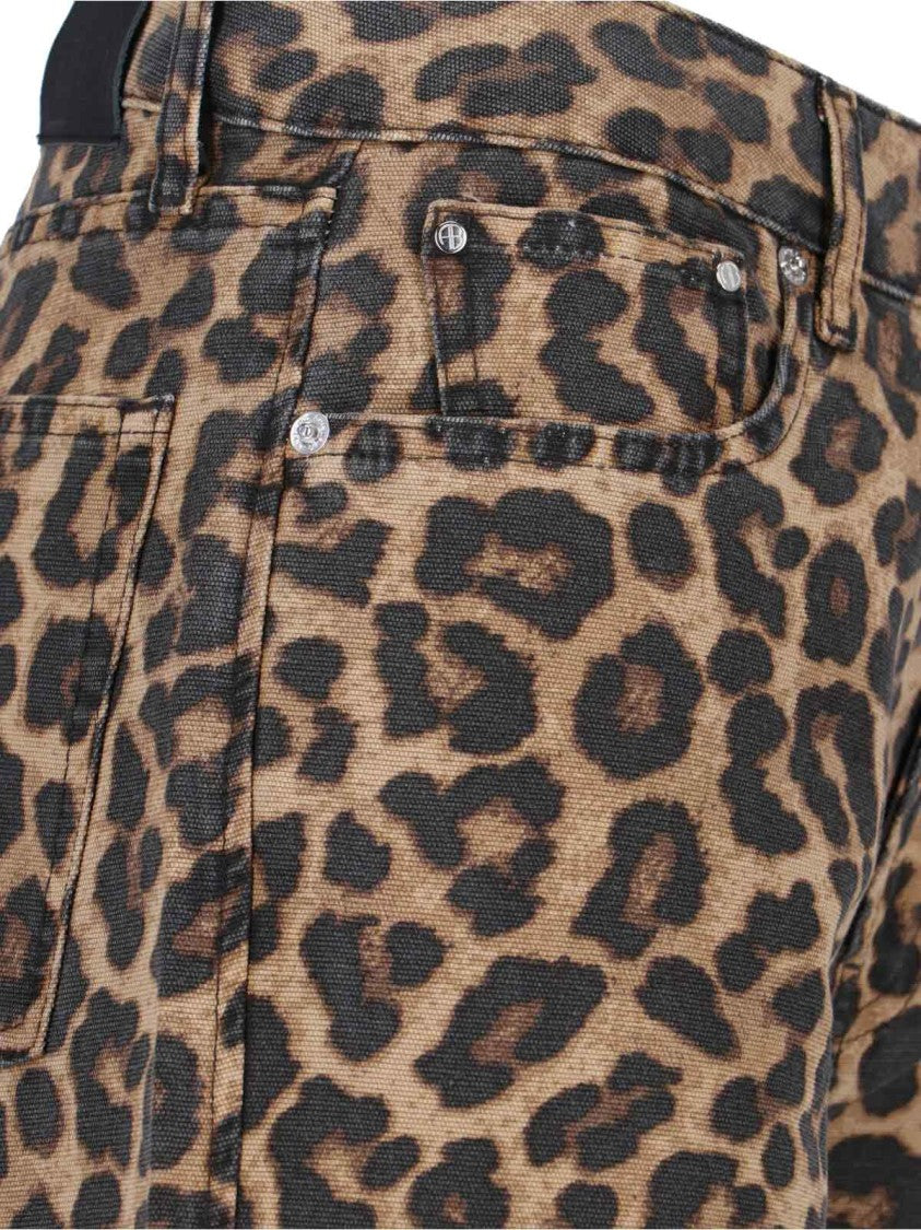 Anine Bing "Hugh" Straight Jeans – Multicolor