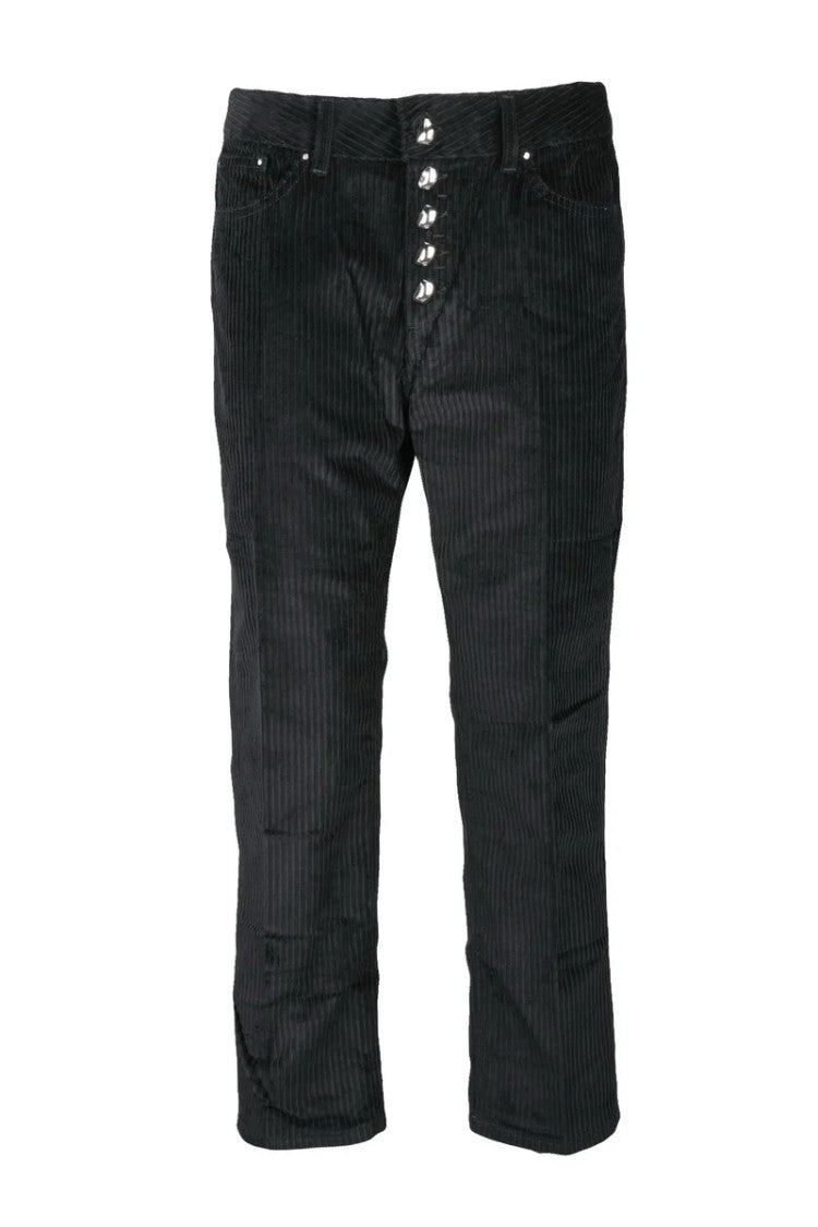 Dondup Velvet Koons Jewel Pants - Black