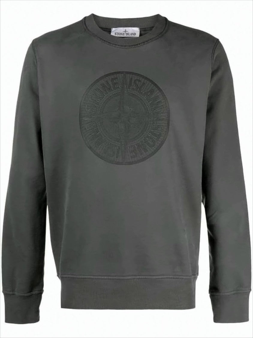 Stone Island Long-Sleeve Sweatshirt With Embossed Logo