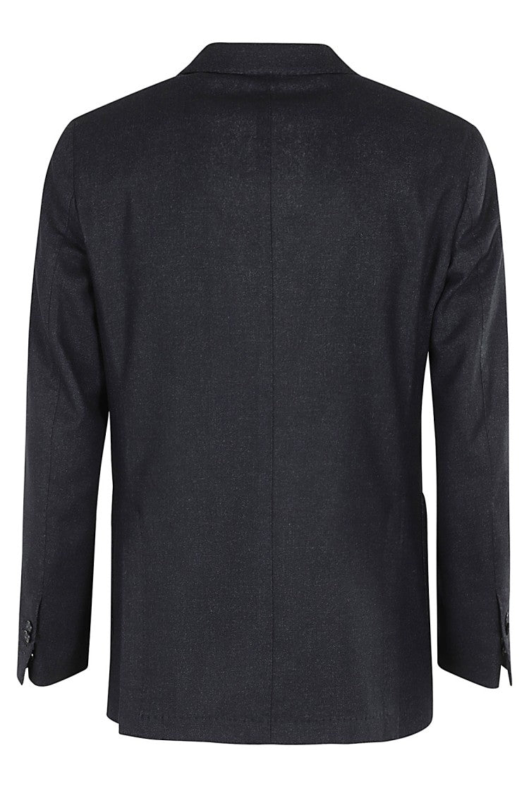 Santaniello Blue Garment Dyed Wool