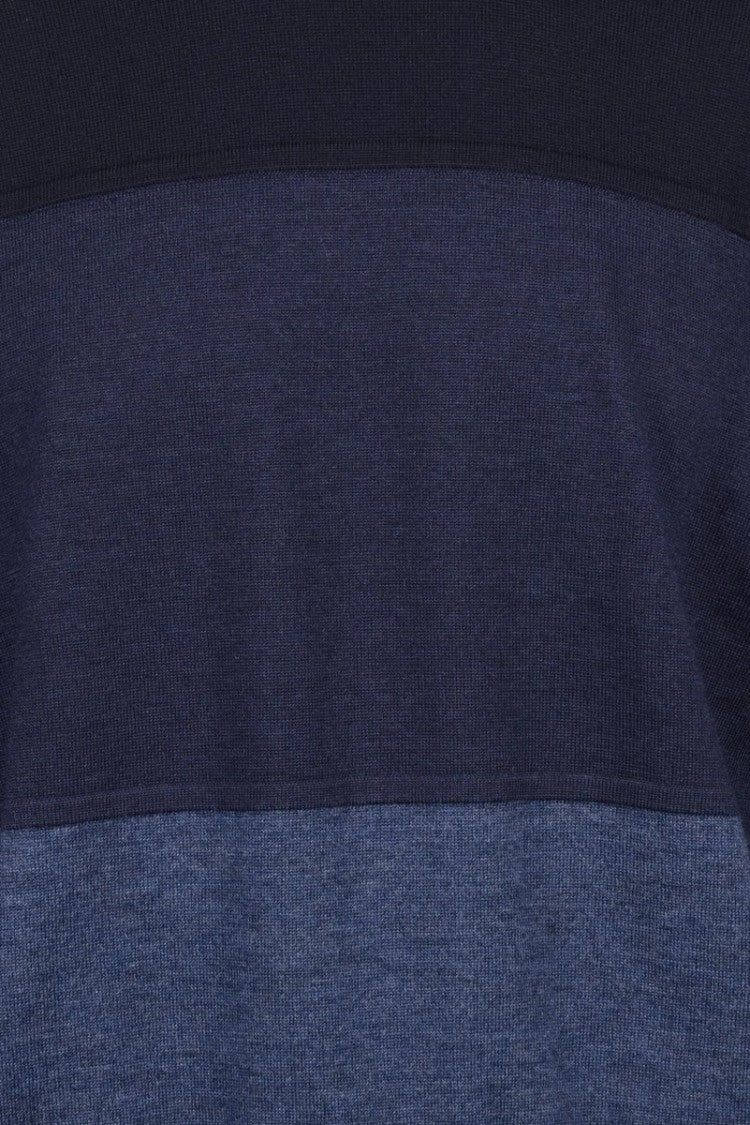 Emporio Armani Crew Neck Wool Sweater - Blue