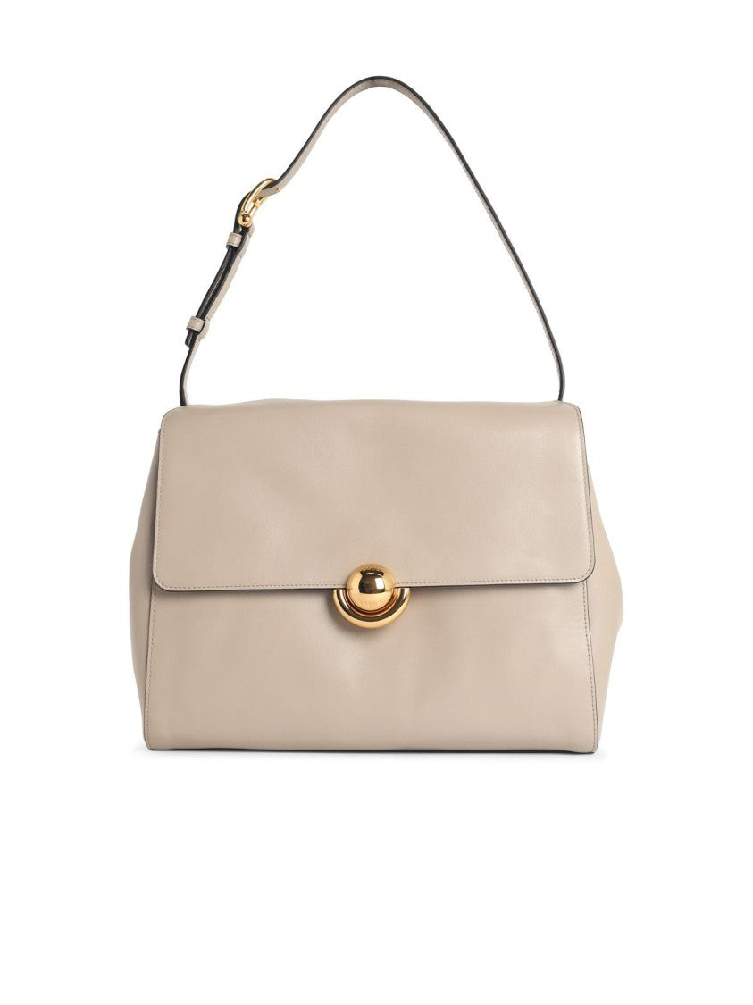 Furla Domus' M Shoulder Bag In Linen Leather