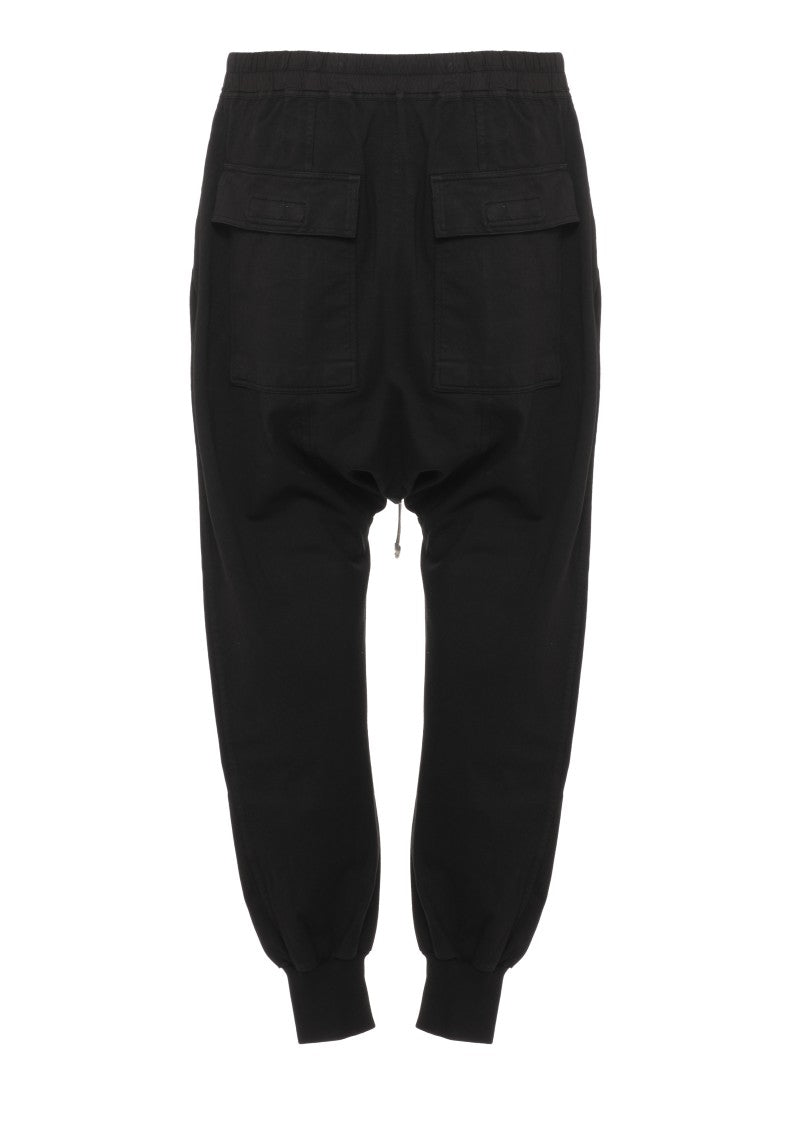 Drkshdw Black Relaxed Drawstring Cotton Pants