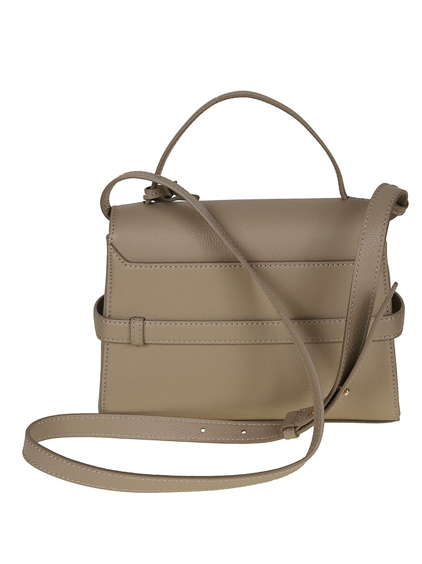 Lancel Faubour Small Structured Leather Shoulder Bag