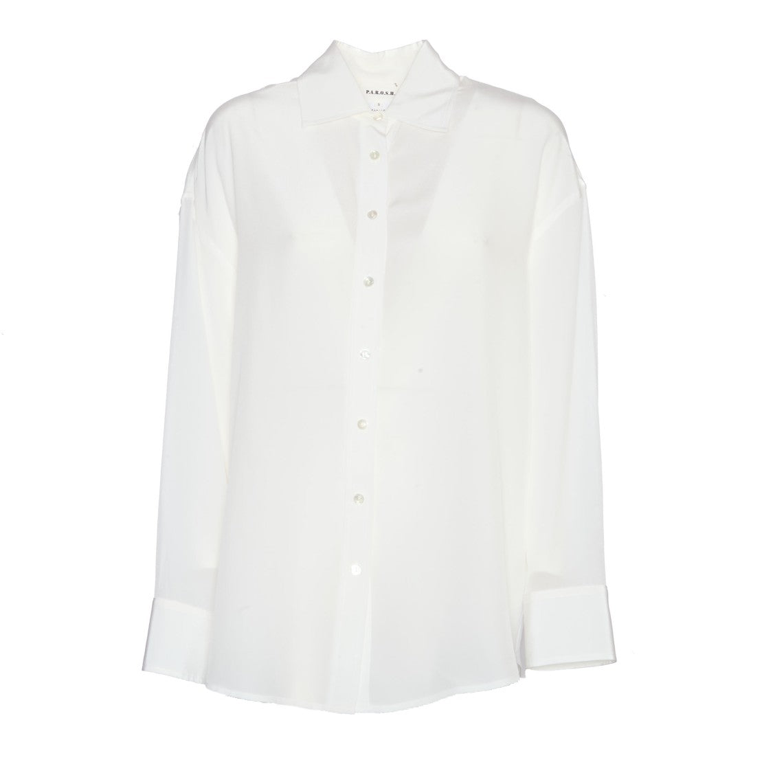 Parosh Silk Shirt With Classic Button Closure