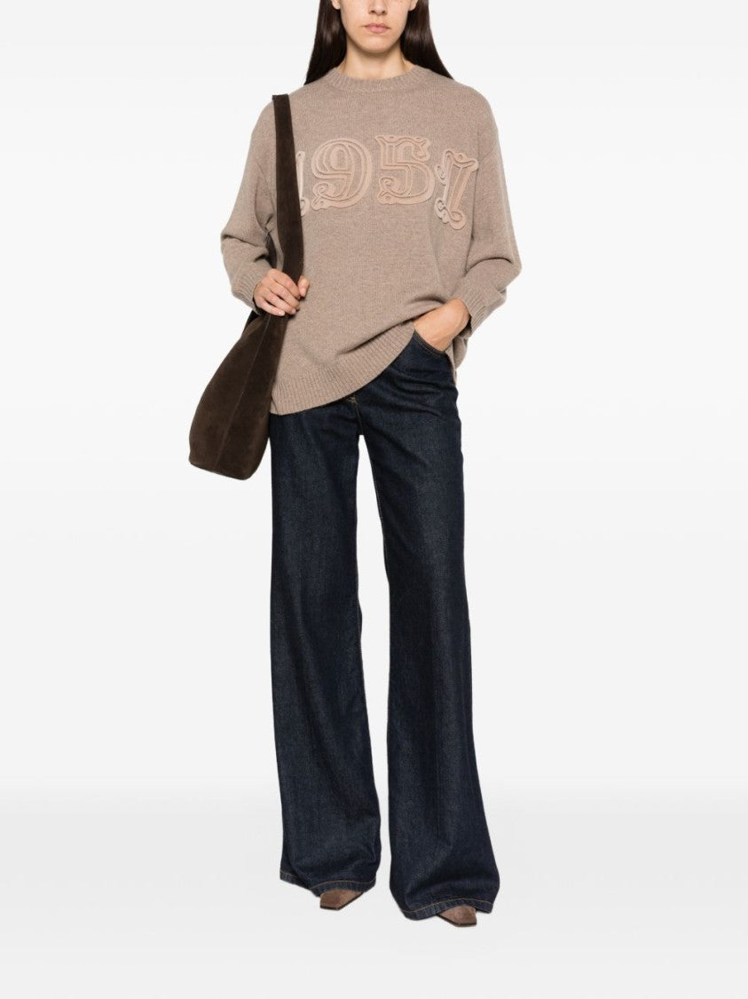 Max Mara Oversized Textured 1951 Knit Sweater