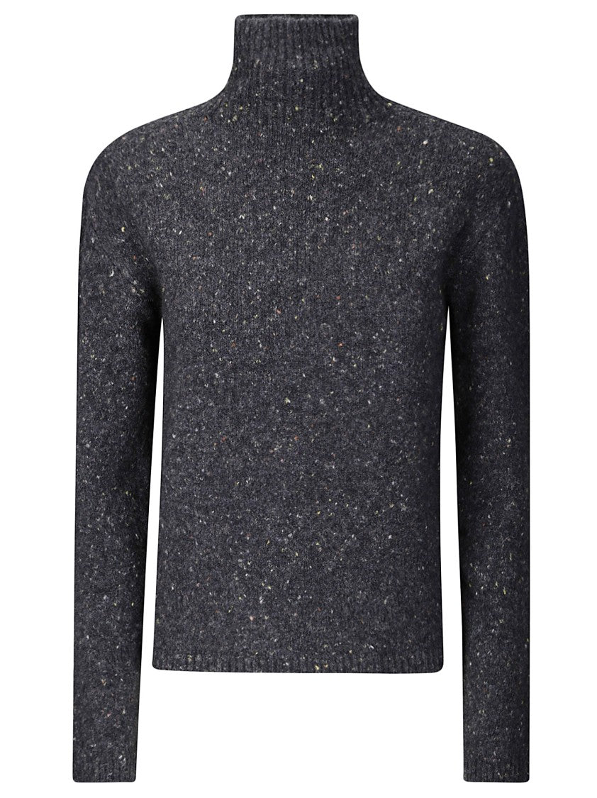 Hira Grey Turtleneck Sweater