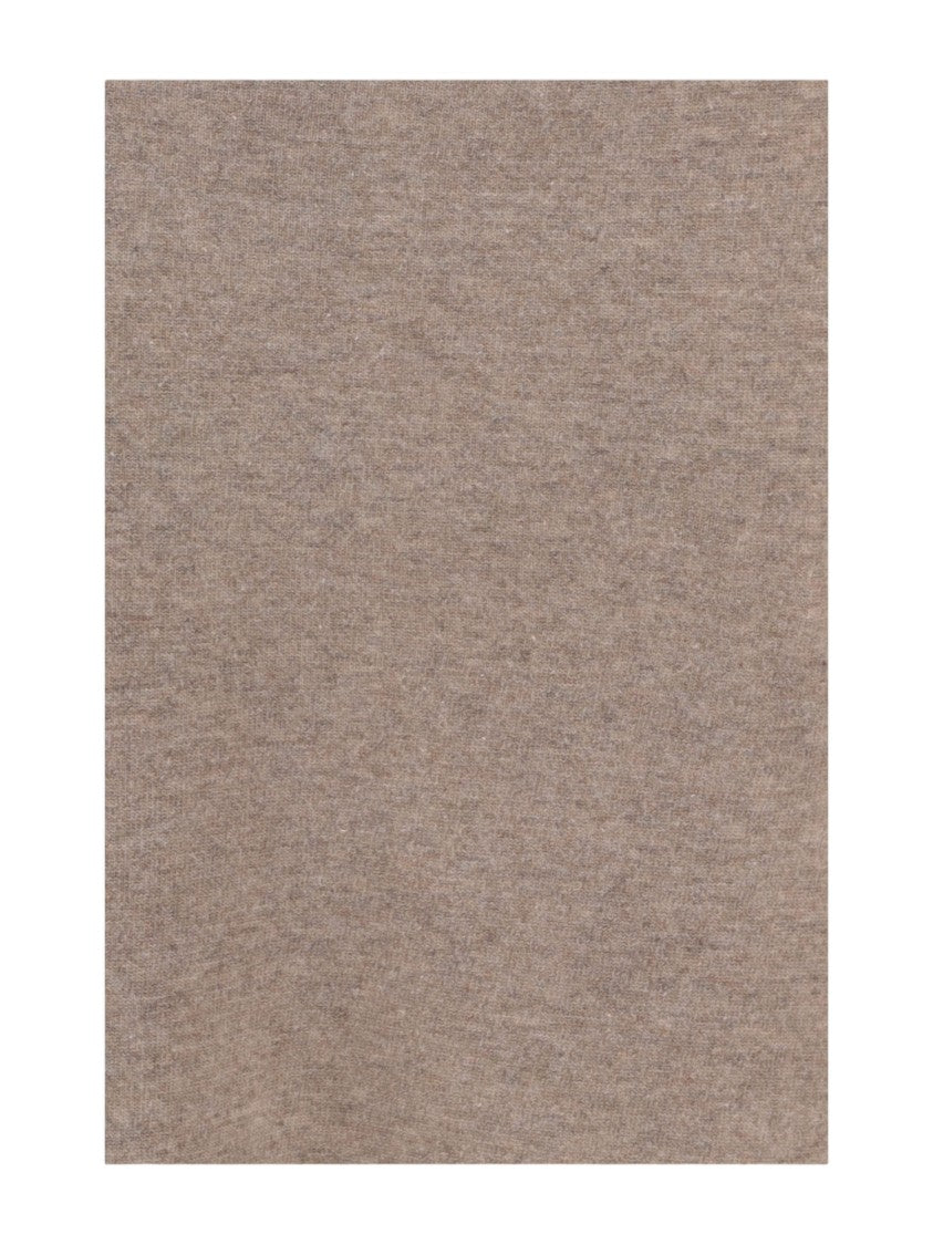 The Garment Beige Como Scalloped-Trim Wool-Cashmere Midi Skirt