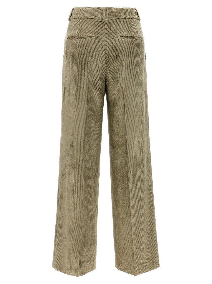 Peserico Textured Stripe Corduroy Trousers