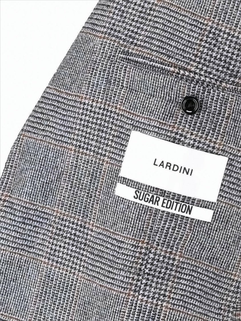Lardini Classic Checkered Tailored Suit Jacket